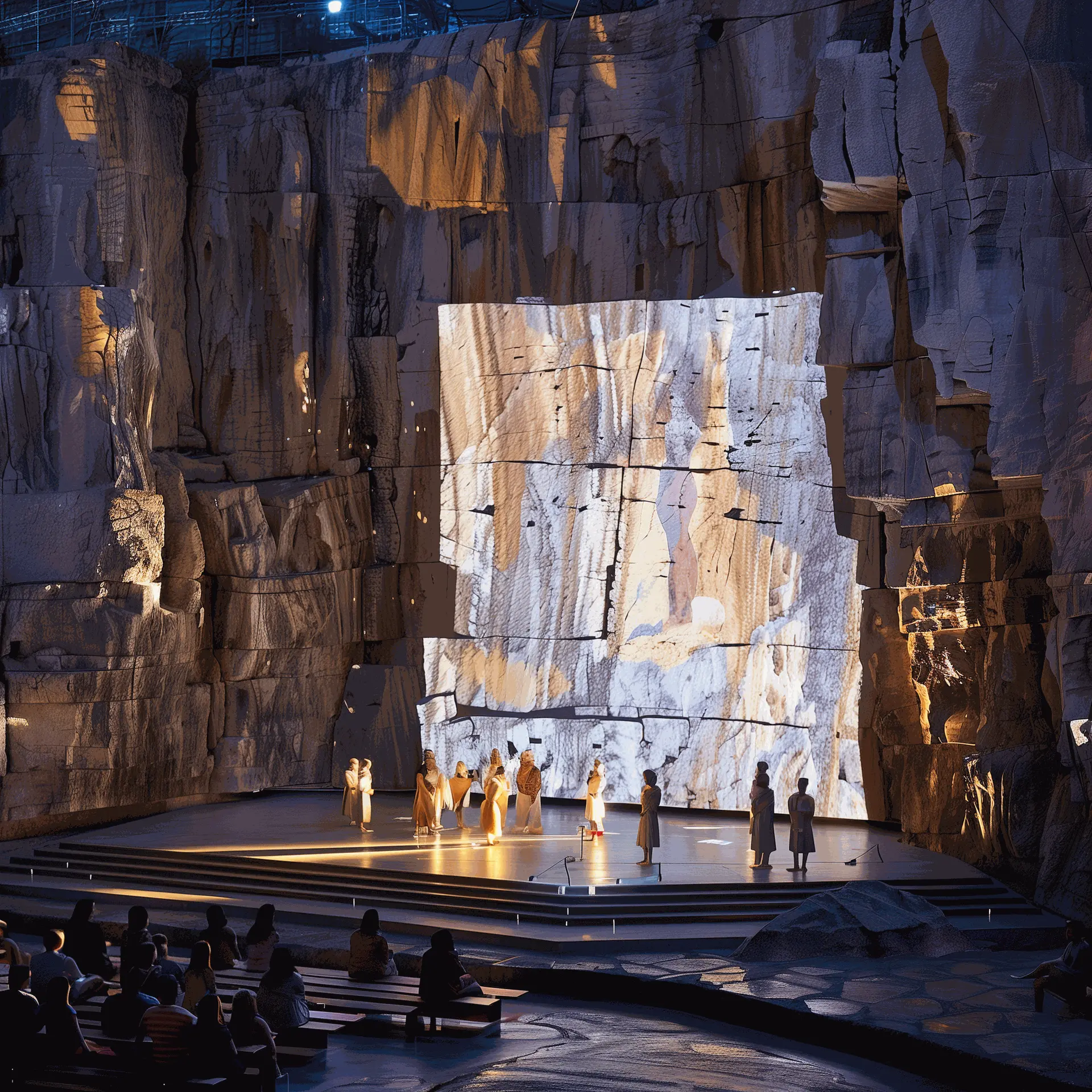 Spectacle en carrière